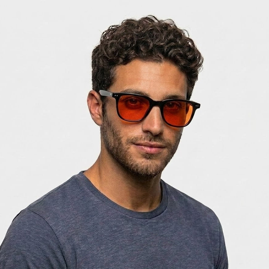 משקפי בלו לייט ריבוע קלאסי 98%