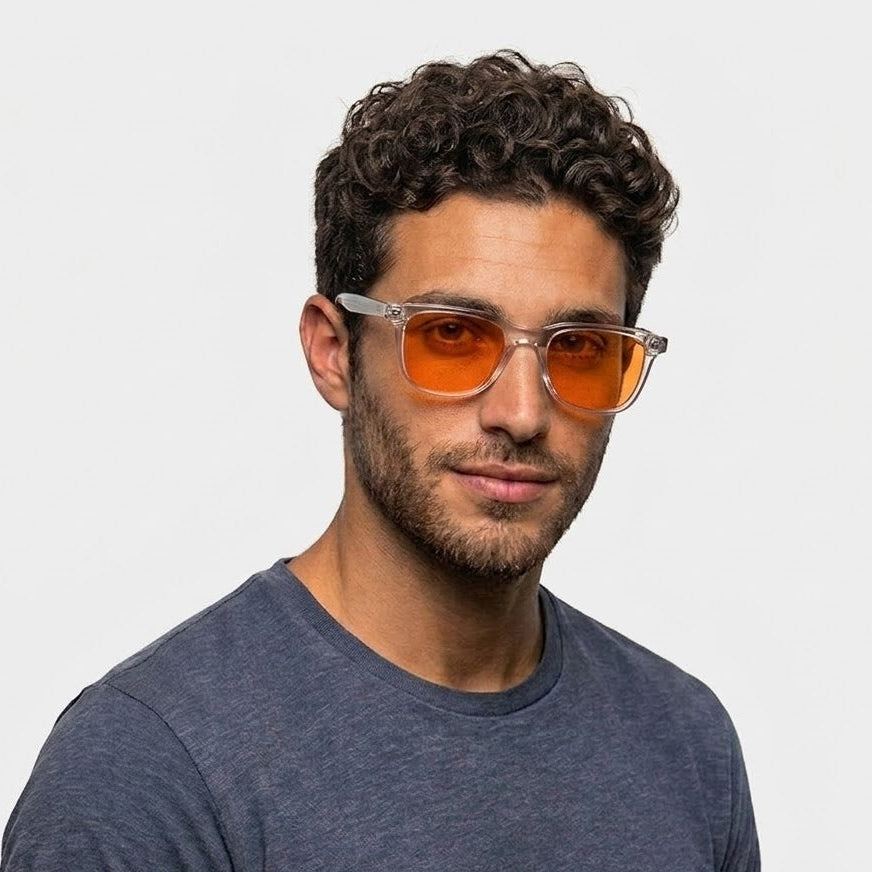 משקפי בלו לייט ריבוע קלאסי 98%